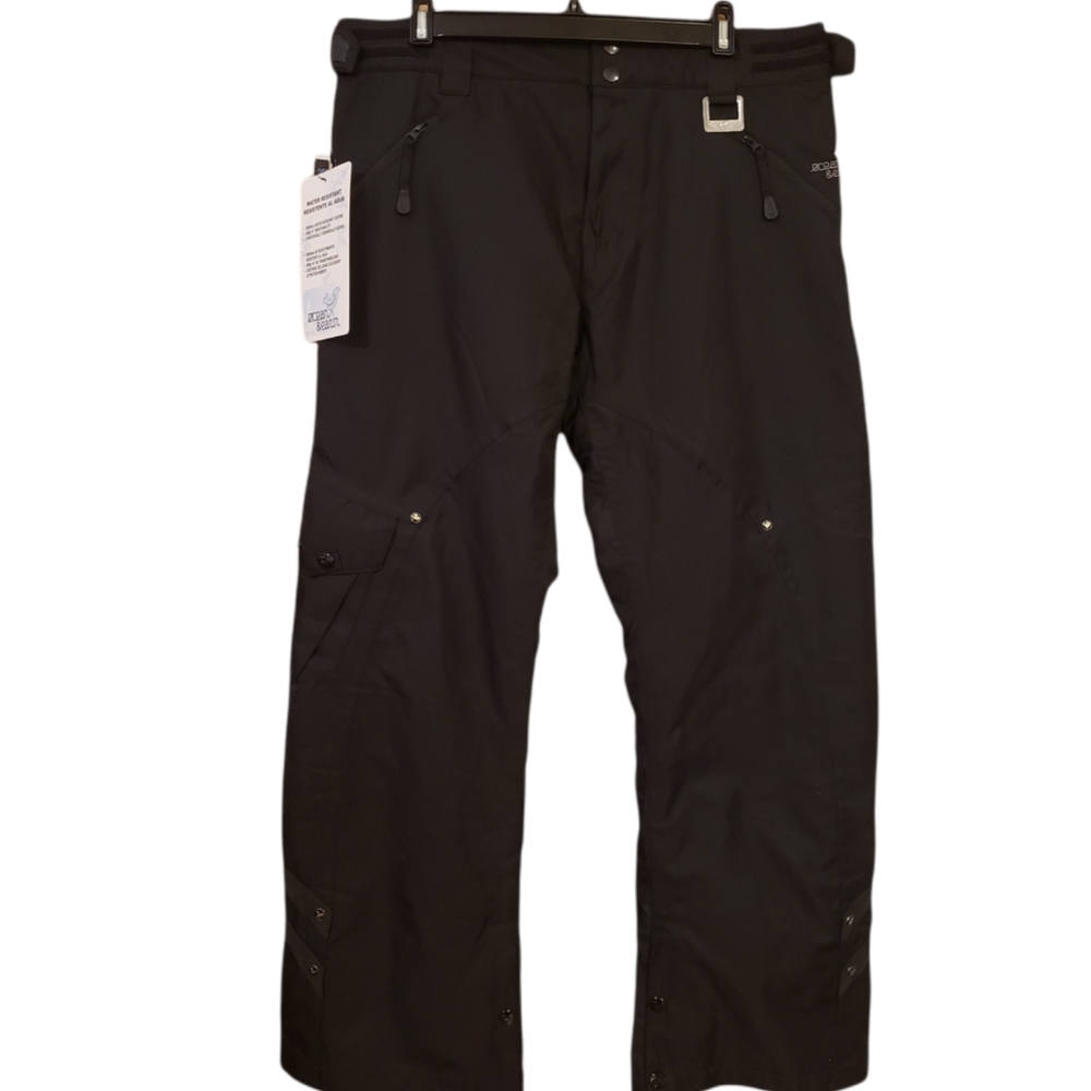 Ocean and Earth Men's Large Black Ski Pants